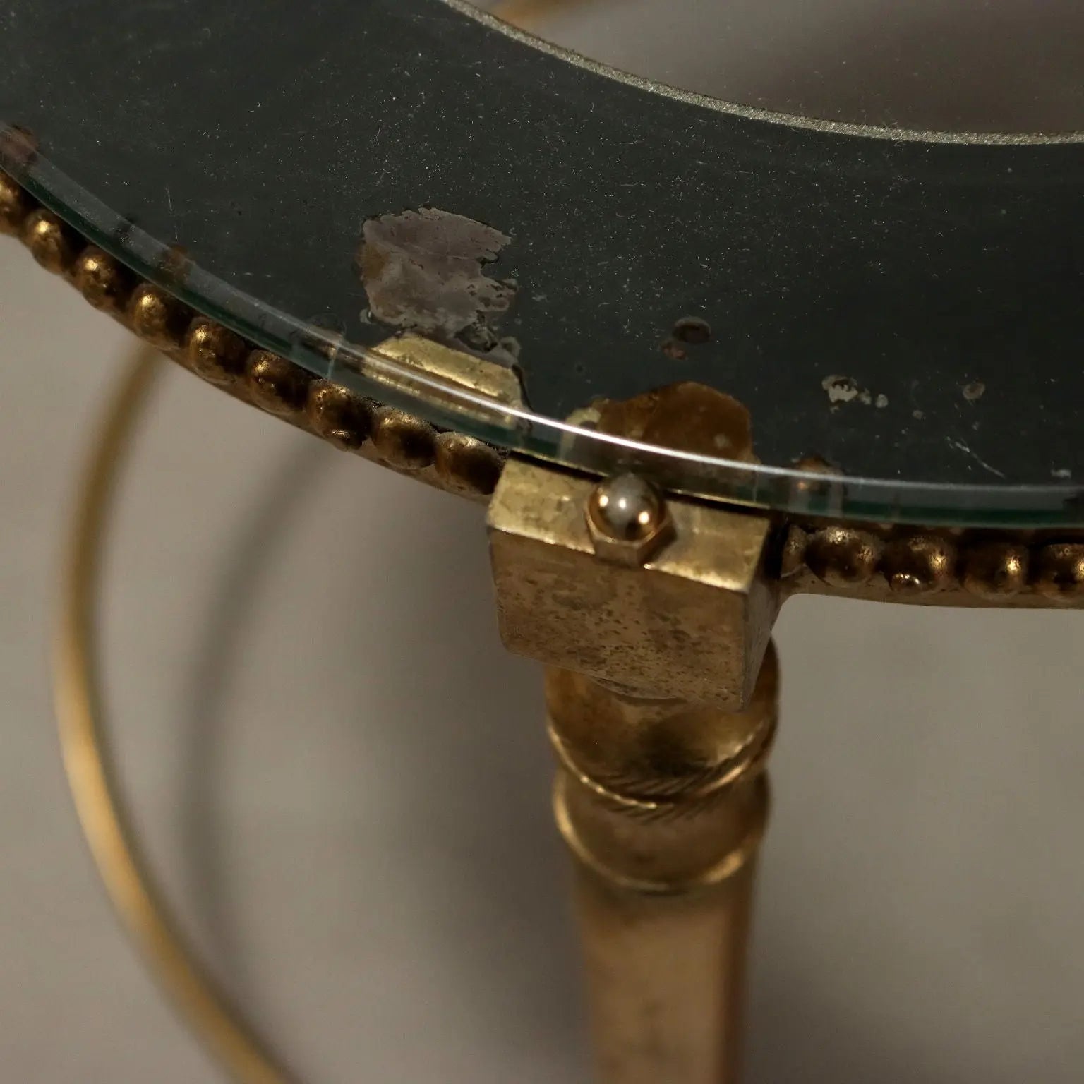 Small Antique Tables Metal Glass Italy XX Century - Italy, XX Century | Antiques | Side & Coffee Tables