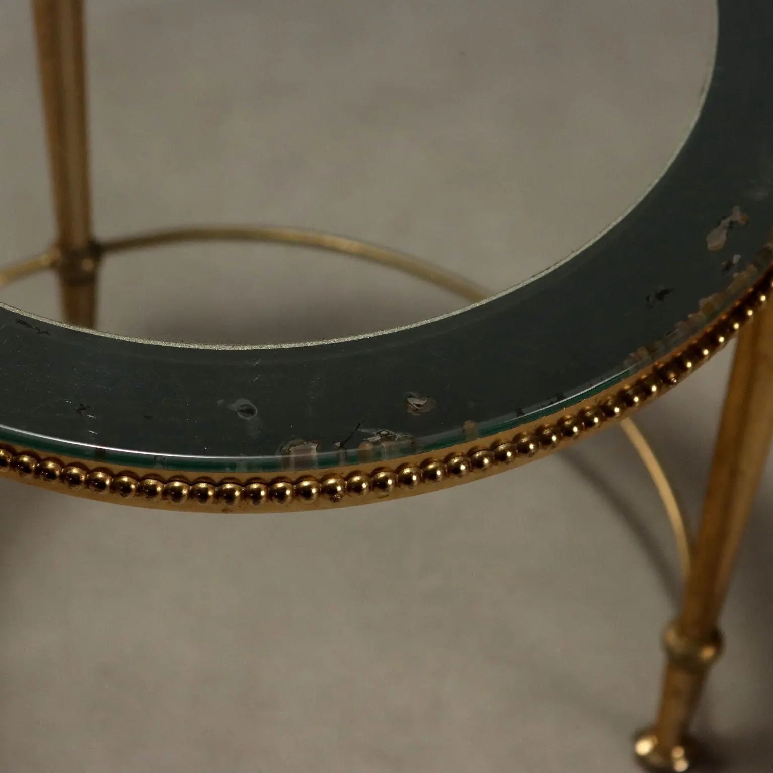 Small Antique Tables Metal Glass Italy XX Century - Italy, XX Century | Antiques | Side & Coffee Tables