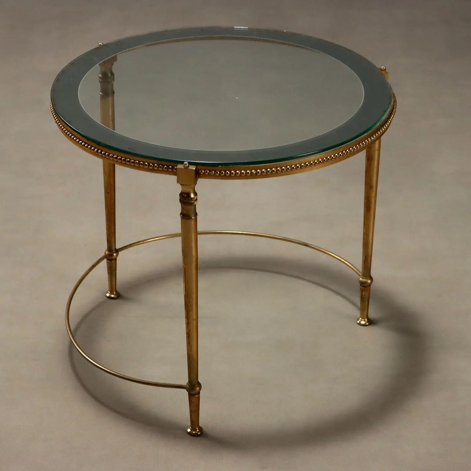 Small Antique Tables Metal Glass Italy XX Century - Italy, XX Century | Antiques | Side & Coffee Tables