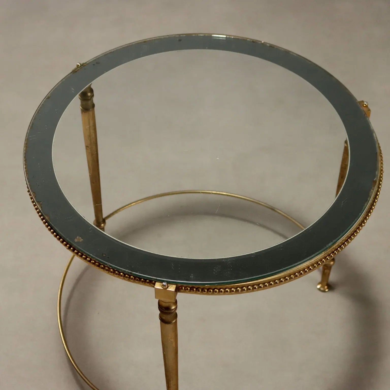 Small Antique Tables Metal Glass Italy XX Century - Italy, XX Century | Antiques | Side & Coffee Tables