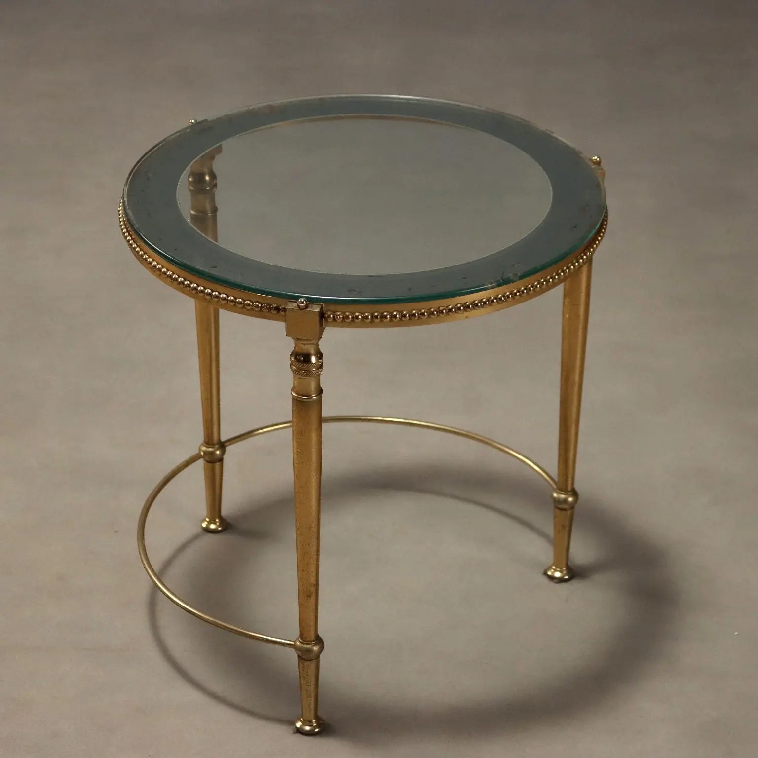 Small Antique Tables Metal Glass Italy XX Century - Italy, XX Century | Antiques | Side & Coffee Tables