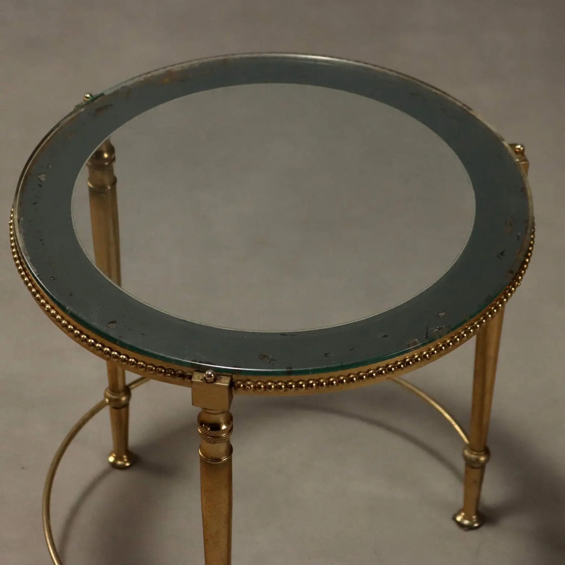 Small Antique Tables Metal Glass Italy XX Century - Italy, XX Century | Antiques | Side & Coffee Tables