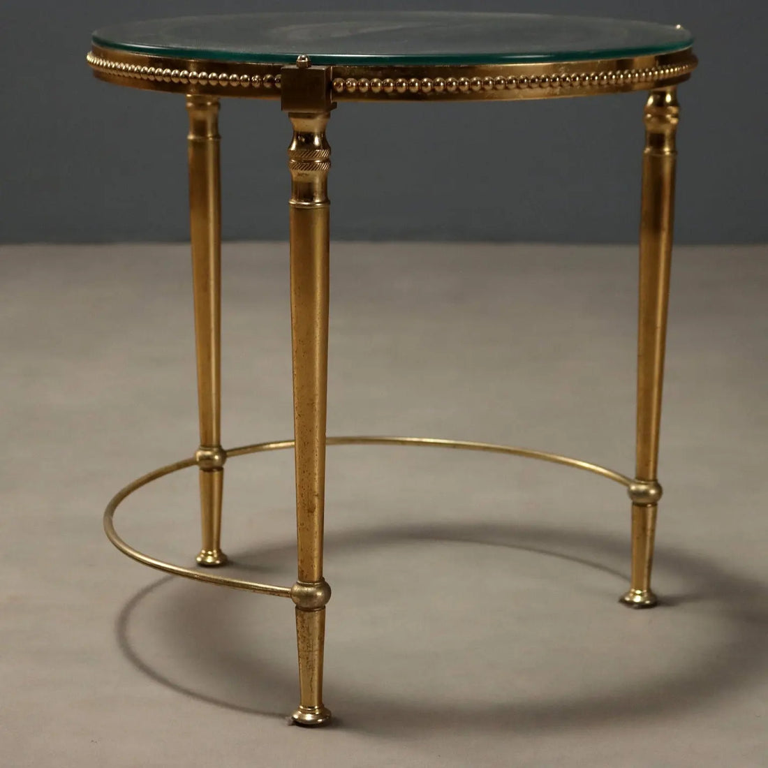 Small Antique Tables Metal Glass Italy XX Century - Italy, XX Century | Antiques | Side & Coffee Tables
