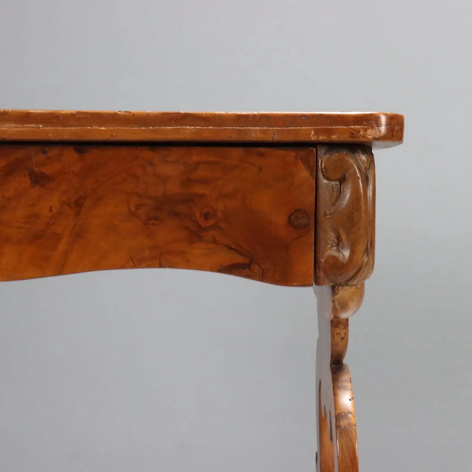 Antique Writing Desk Louis Philippe Walnut Italy XIX Century - Italy, Mid XIX Century | Antiques | Side & Coffee Tables