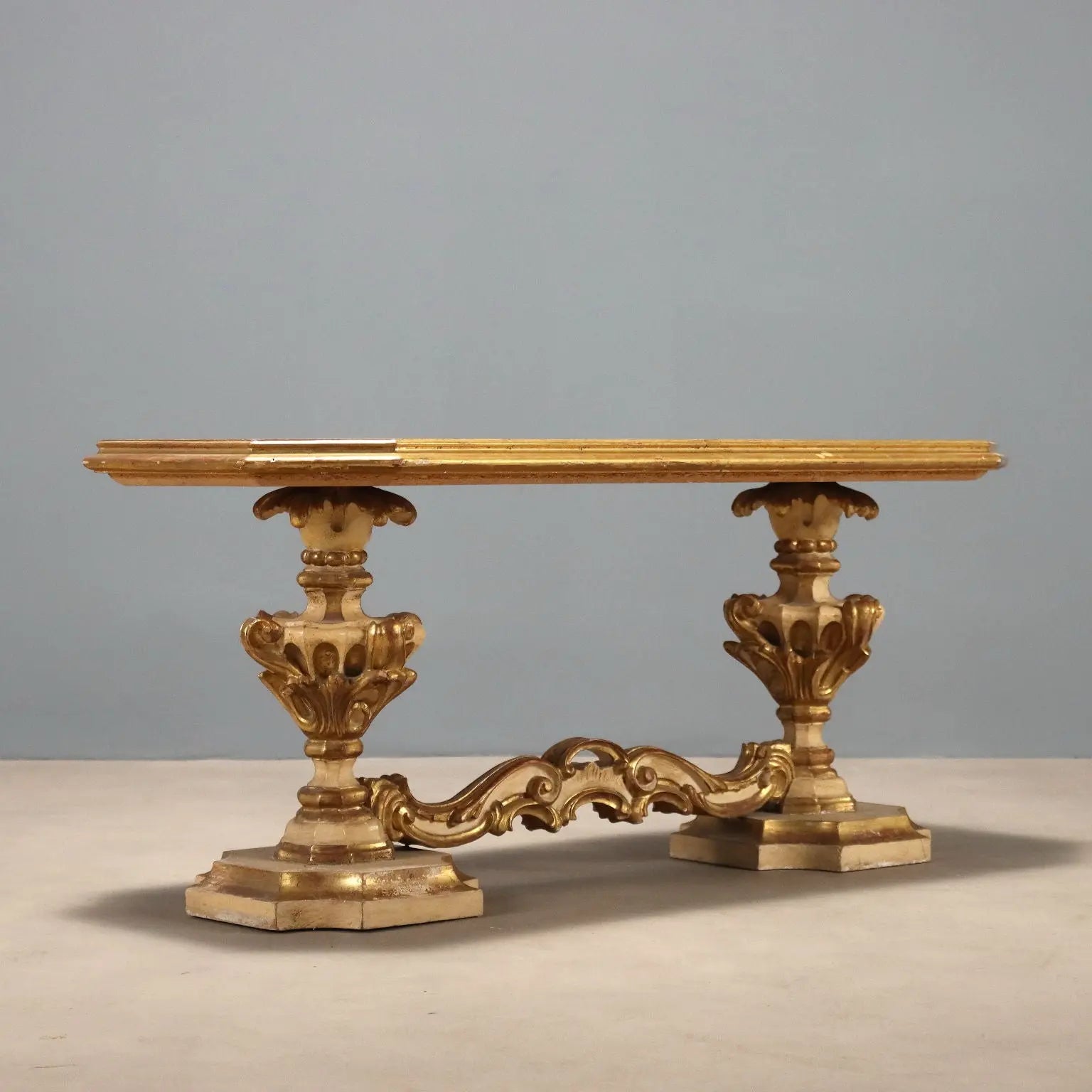 Antique Center Table Baroque Style Wood XIX Century - Italy, Late XIX Century | Antiques | Side & Coffee Tables