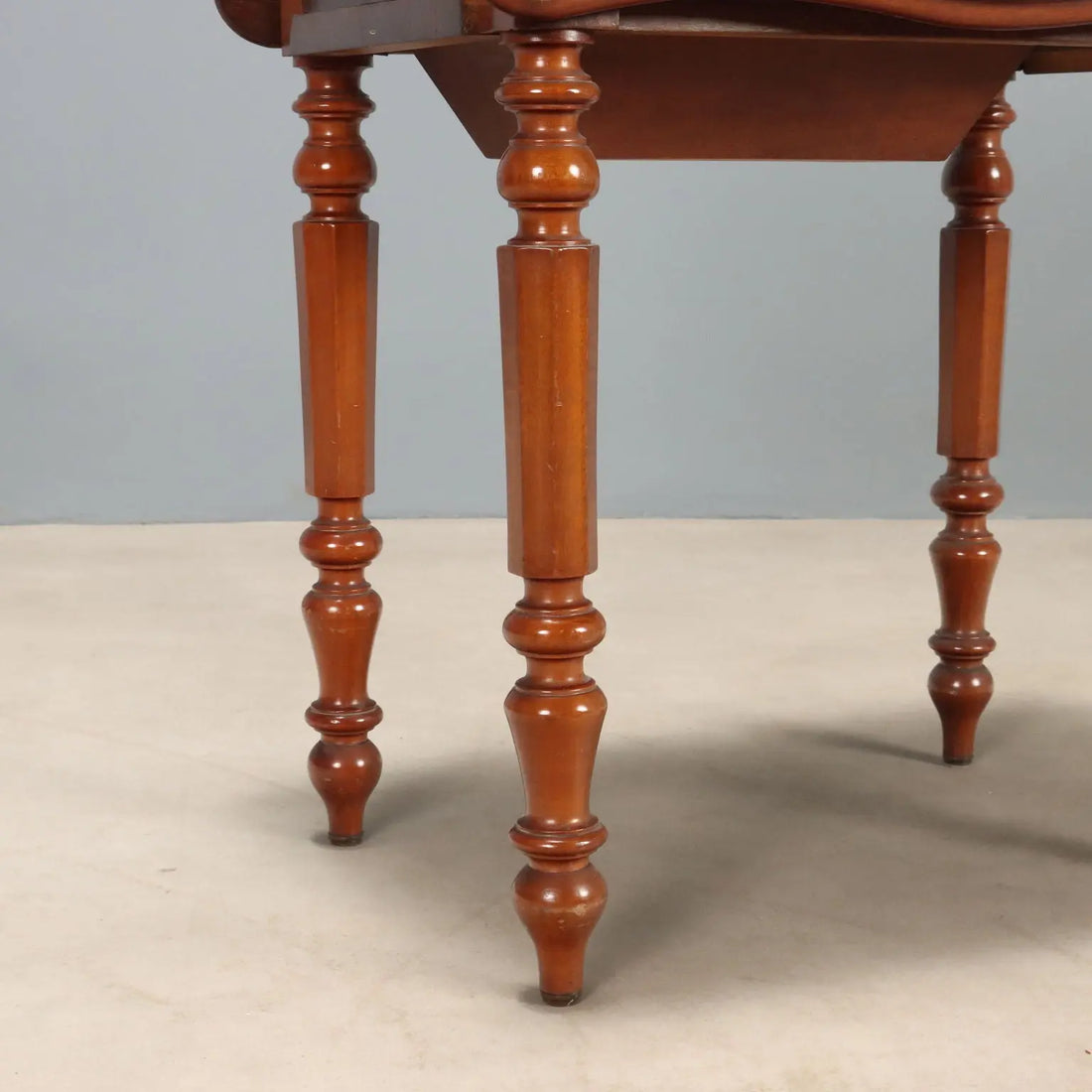 Antique Working Table Mahogany Veneer Italy XIX Century - France, XIX Century | Antiques | Side & Coffee Tables