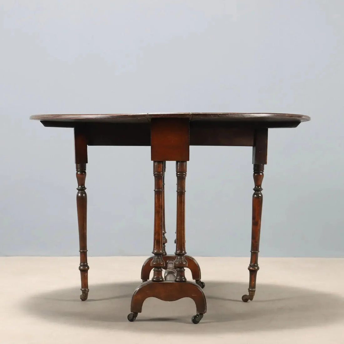 Antique Side Table Mahogany Engravings United Kingdom XIX Century - England, XIX Century | Antiques | Side & Coffee Tables
