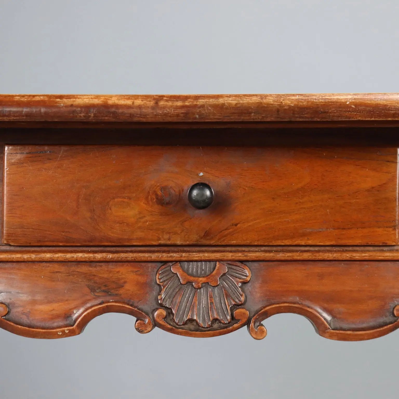 Antique Writing Desk Walnut Carvings Italy XIX Century - Italy, Late XVIII Century | Antiques | Side & Coffee Tables