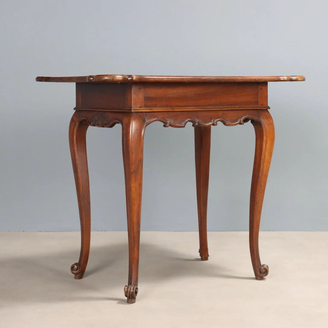 Antique Writing Desk Walnut Carvings Italy XIX Century - Italy, Late XVIII Century | Antiques | Side & Coffee Tables