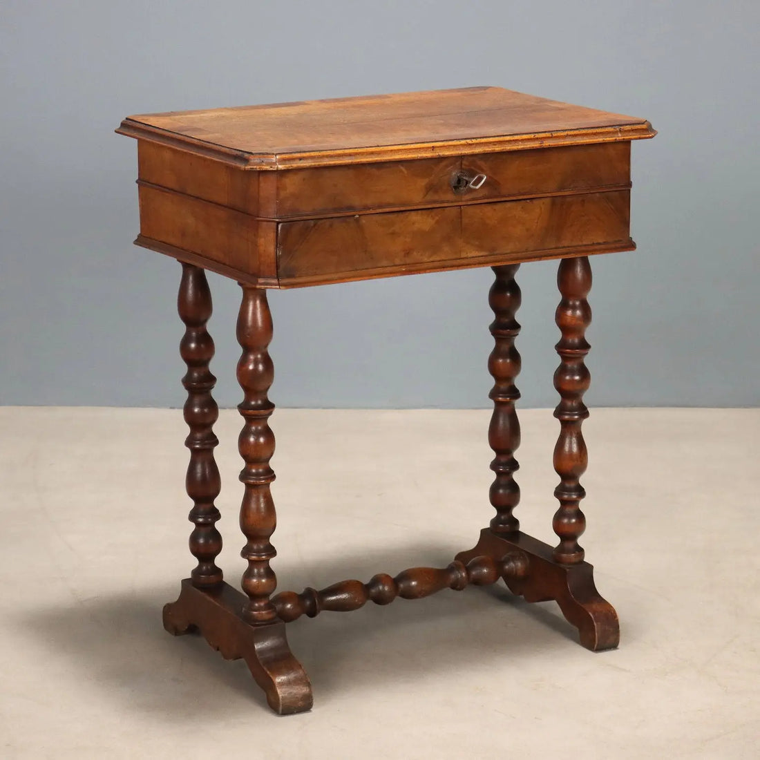Antique Sewing Table Walnut Cherrywood XIX Century - Italy, Late XIX Century | Antiques | Side & Coffee Tables