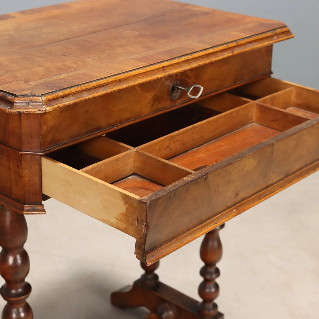 Antique Sewing Table Walnut Cherrywood XIX Century - Italy, Late XIX Century | Antiques | Side & Coffee Tables