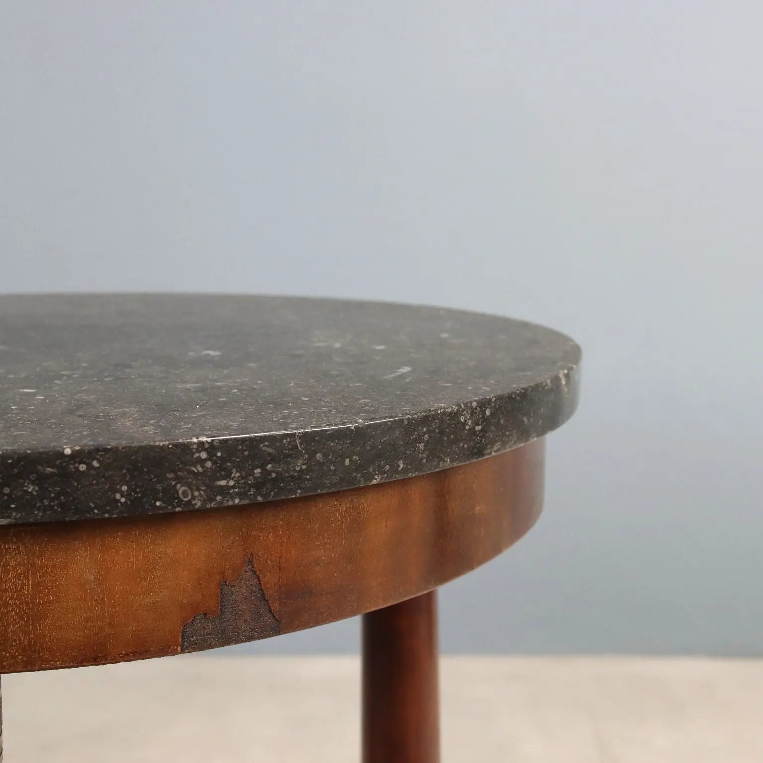 Small Antique Table Empire Mahogany Marble France XIX Century - France, Late XIX Century | Antiques | Side & Coffee Tables