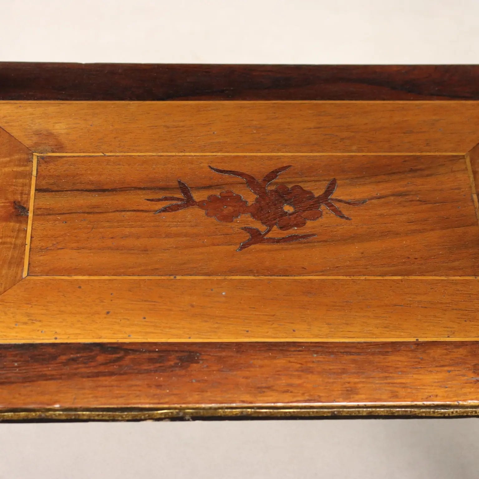 Antique Sewing Table Various Wood Essences XIX Century