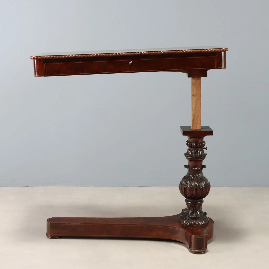 Antique Nightstand Charles X Maple Mahogany France XIX Century