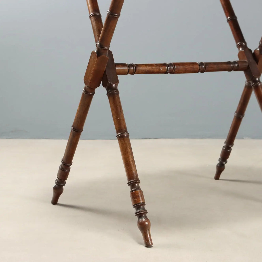 Small Antique Table Chinoiserie Lacquered Wood England '800