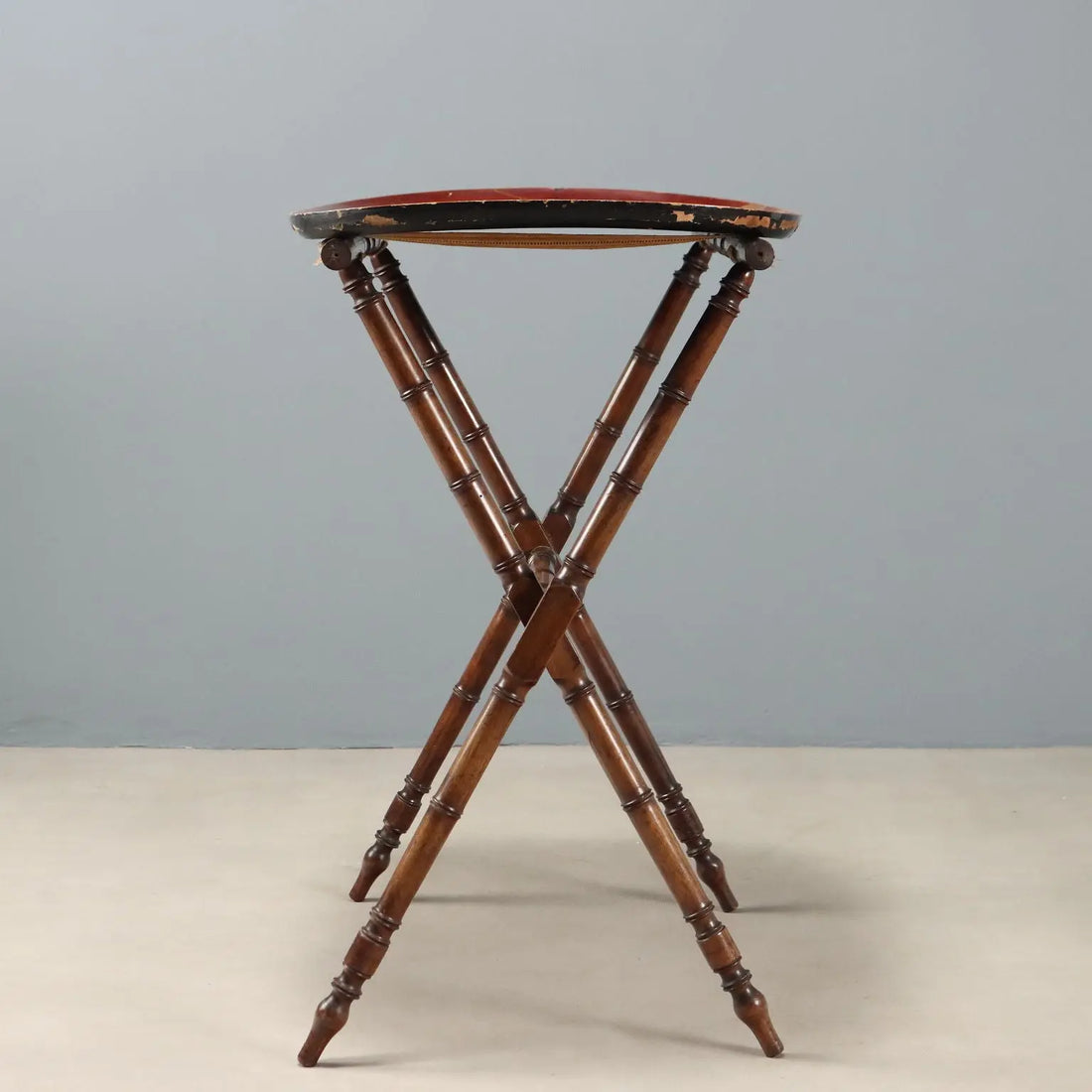 Small Antique Table Chinoiserie Lacquered Wood England '800