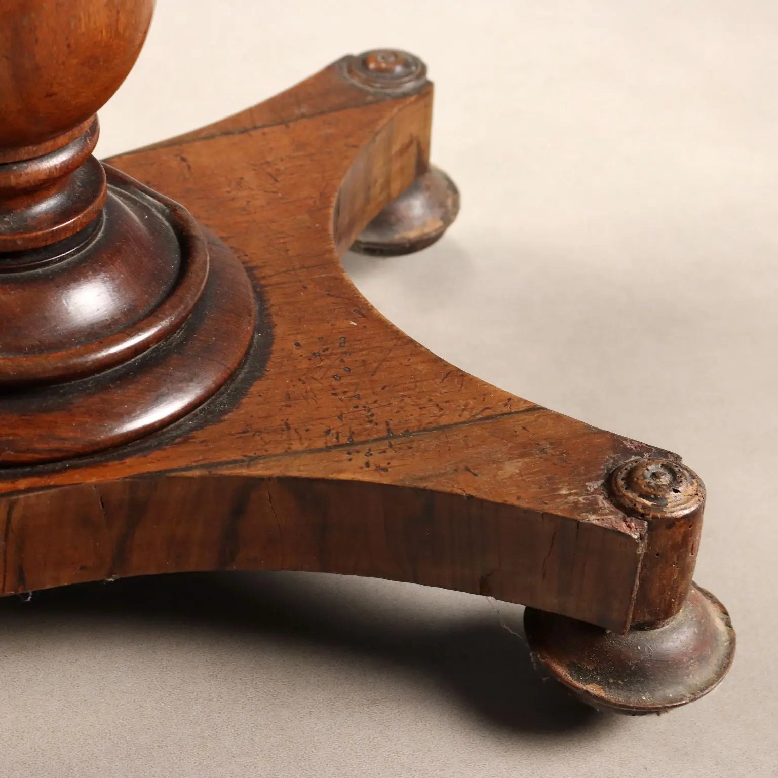 Small Antique Table Wood with Drawer Italy XIX Century
