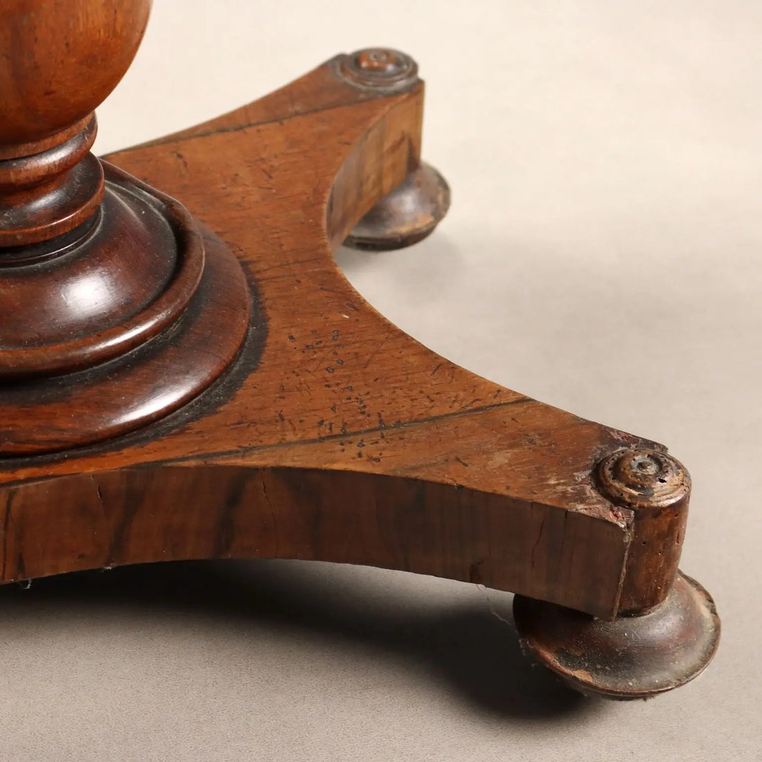 Small Antique Table Wood with Drawer Italy XIX Century