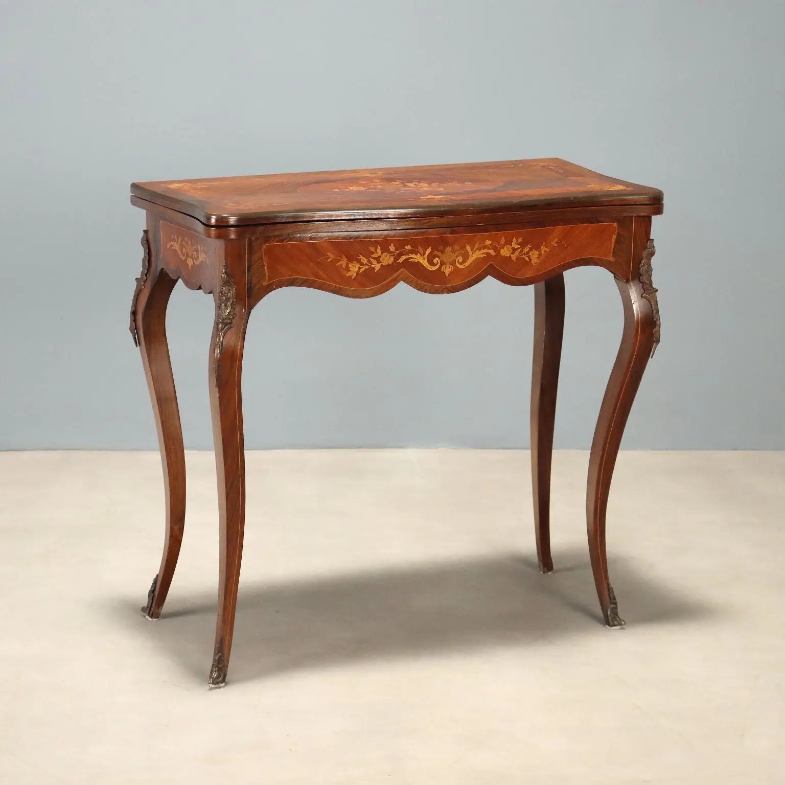 English Rosewood Game Table - 19th Century