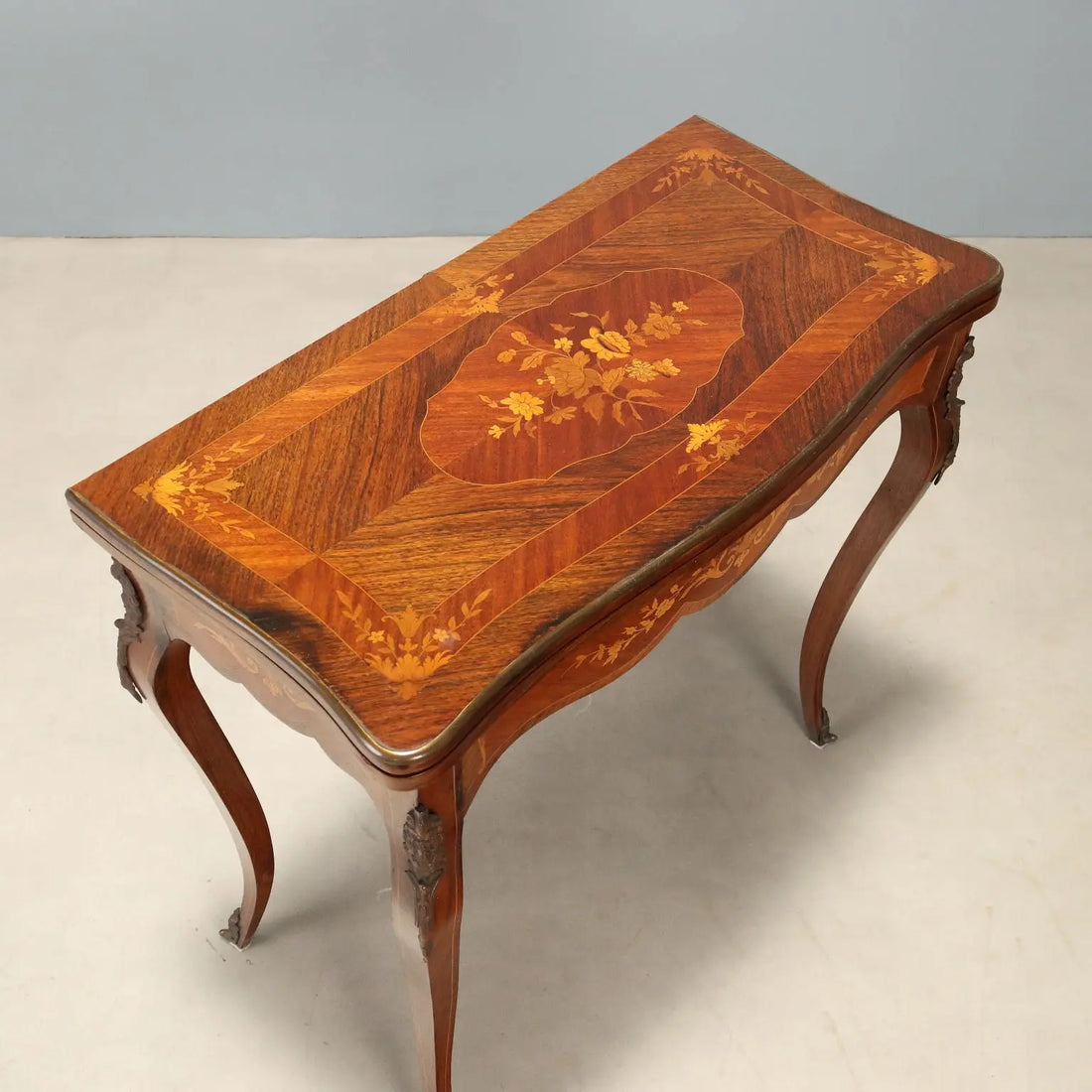 English Rosewood Game Table - 19th Century