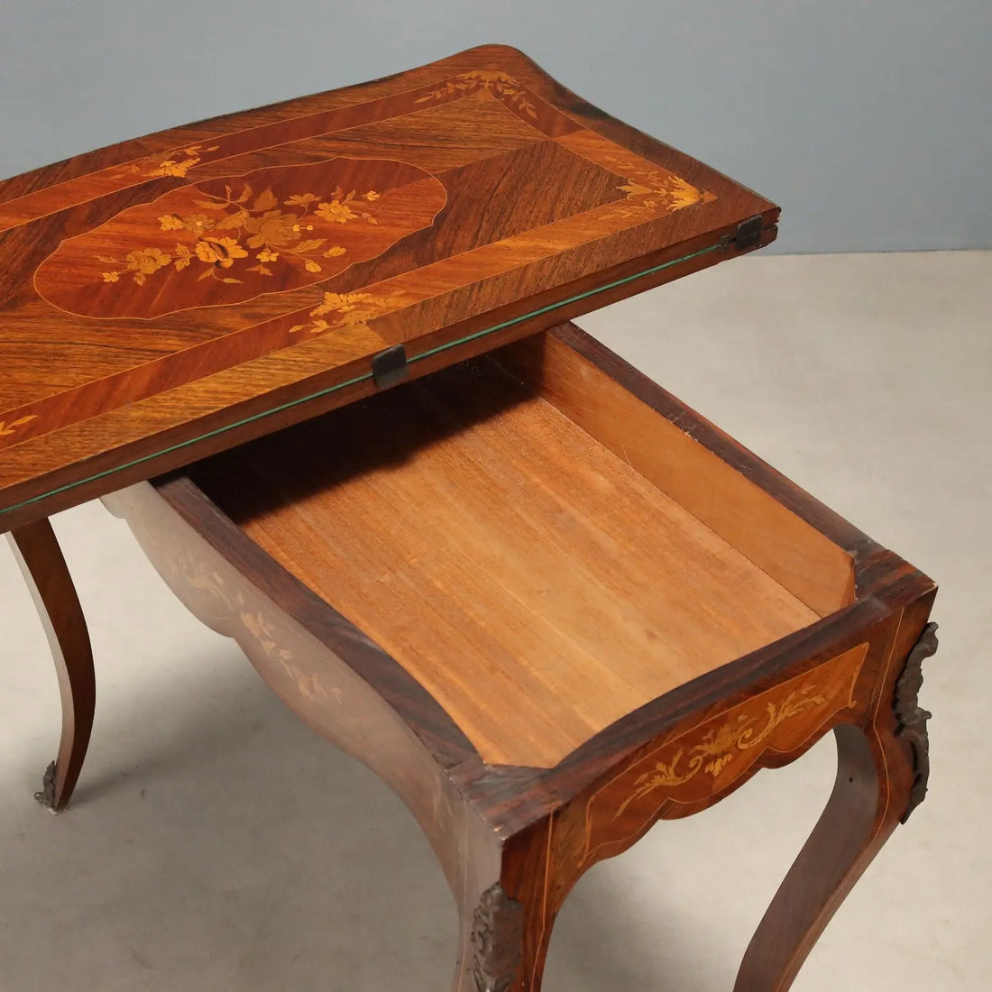 English Rosewood Game Table - 19th Century