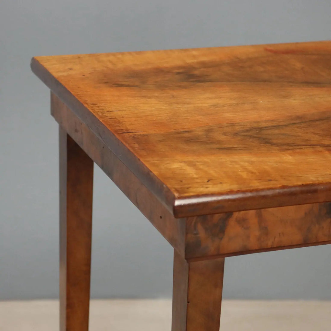 Walnut and Mahogany Coffee Table - Italy 1900s
