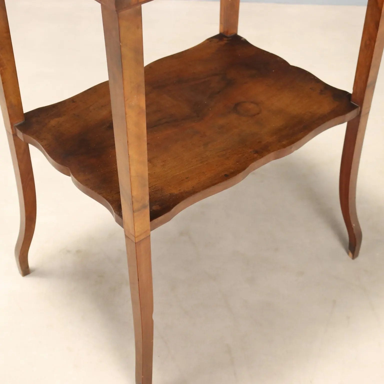 Walnut and Mahogany Coffee Table - Italy 1900s