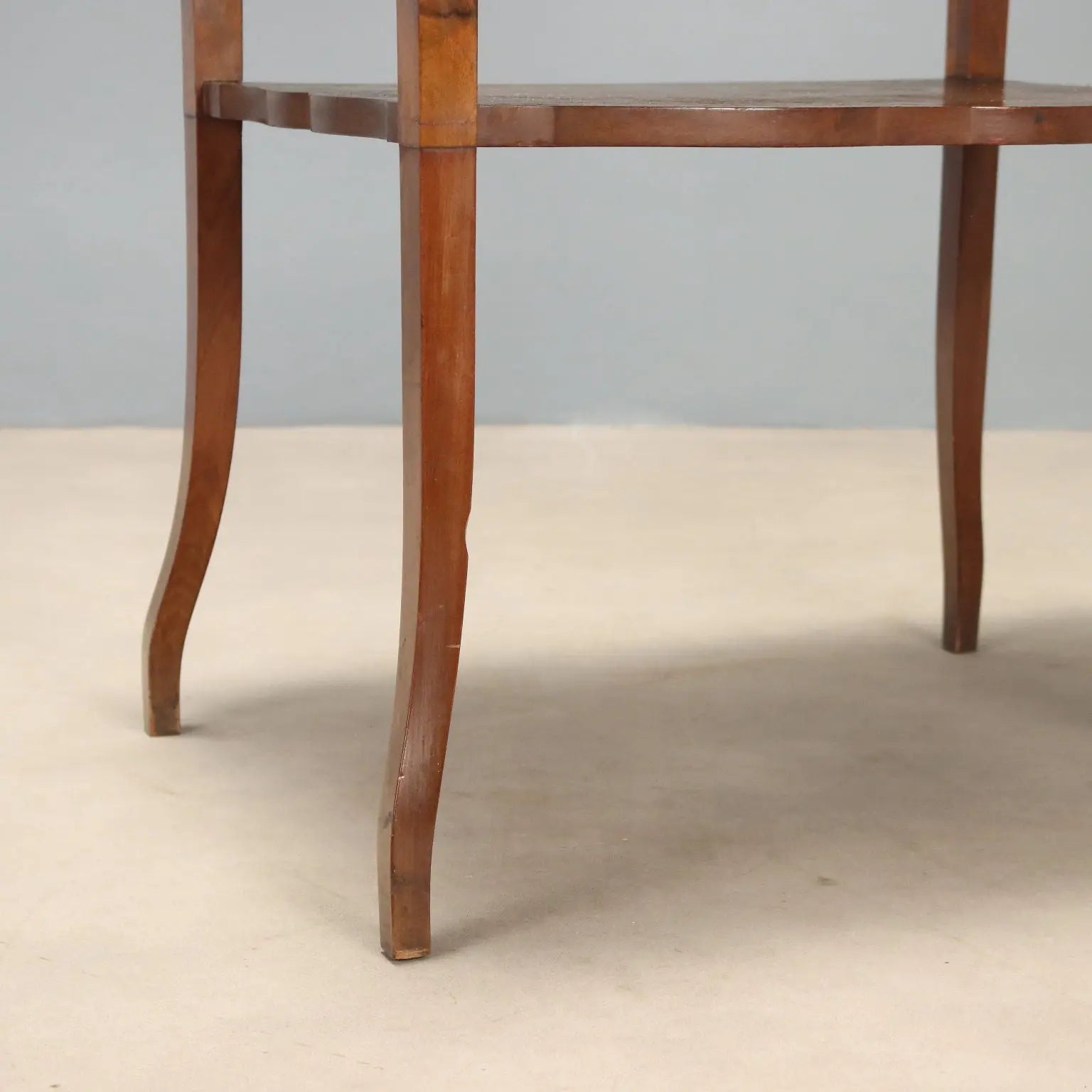 Walnut and Mahogany Coffee Table - Italy 1900s