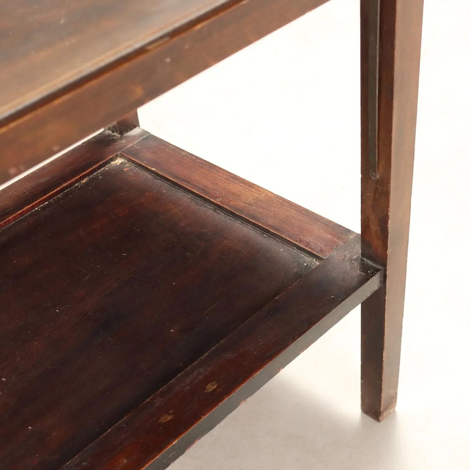 Walnut and Glass Display Table - Italy 19th Century