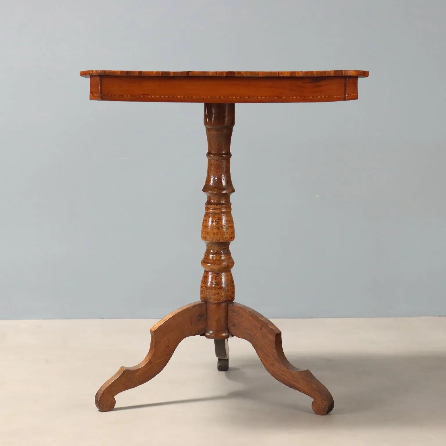 Inlaid Rolo Table, 19th Century