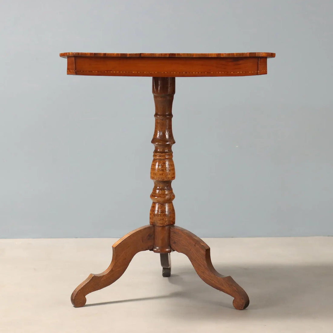 Inlaid Rolo Table, 19th Century