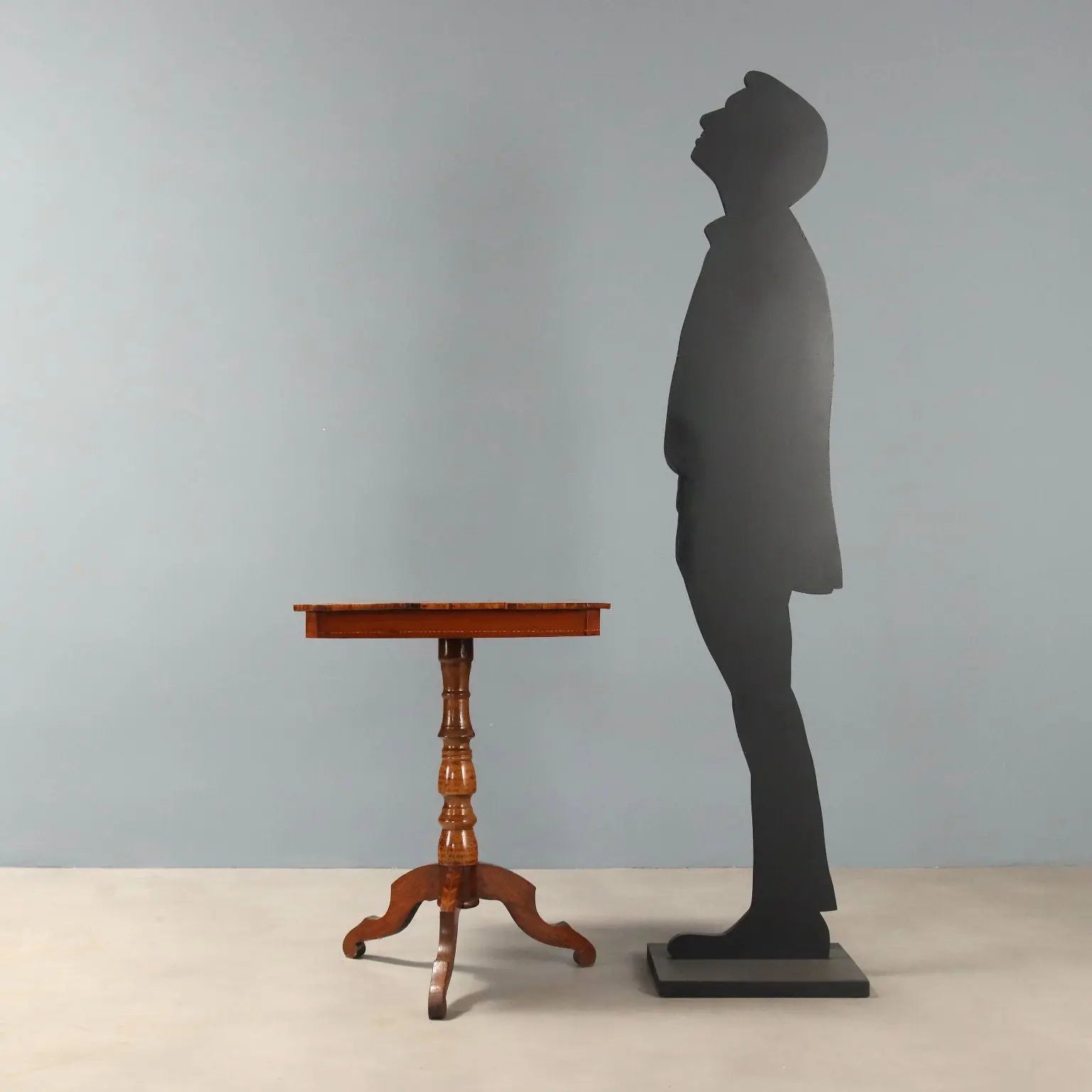 Inlaid Rolo Table, 19th Century