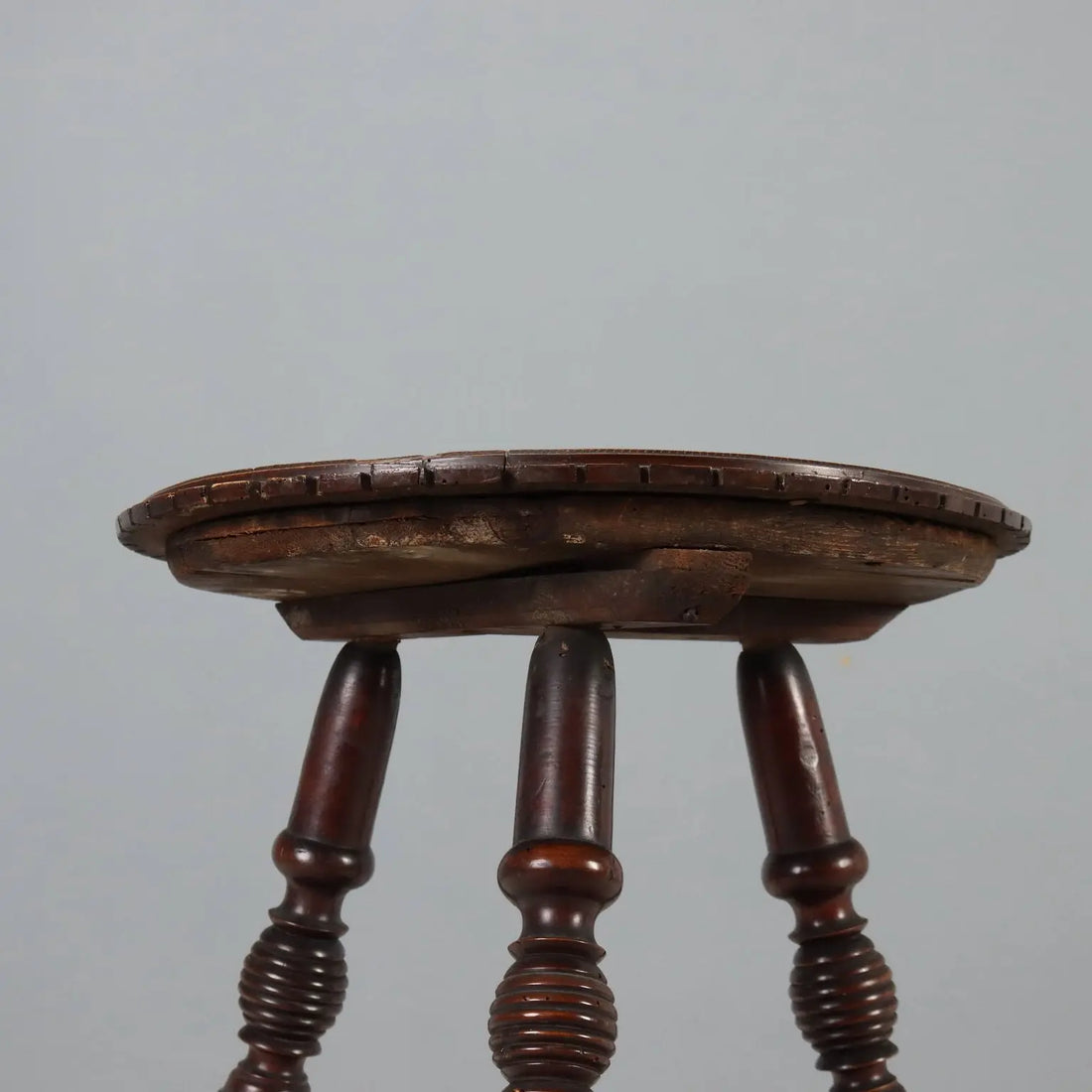 Swiss Pine Table with Black Marble - Italy 20th Century