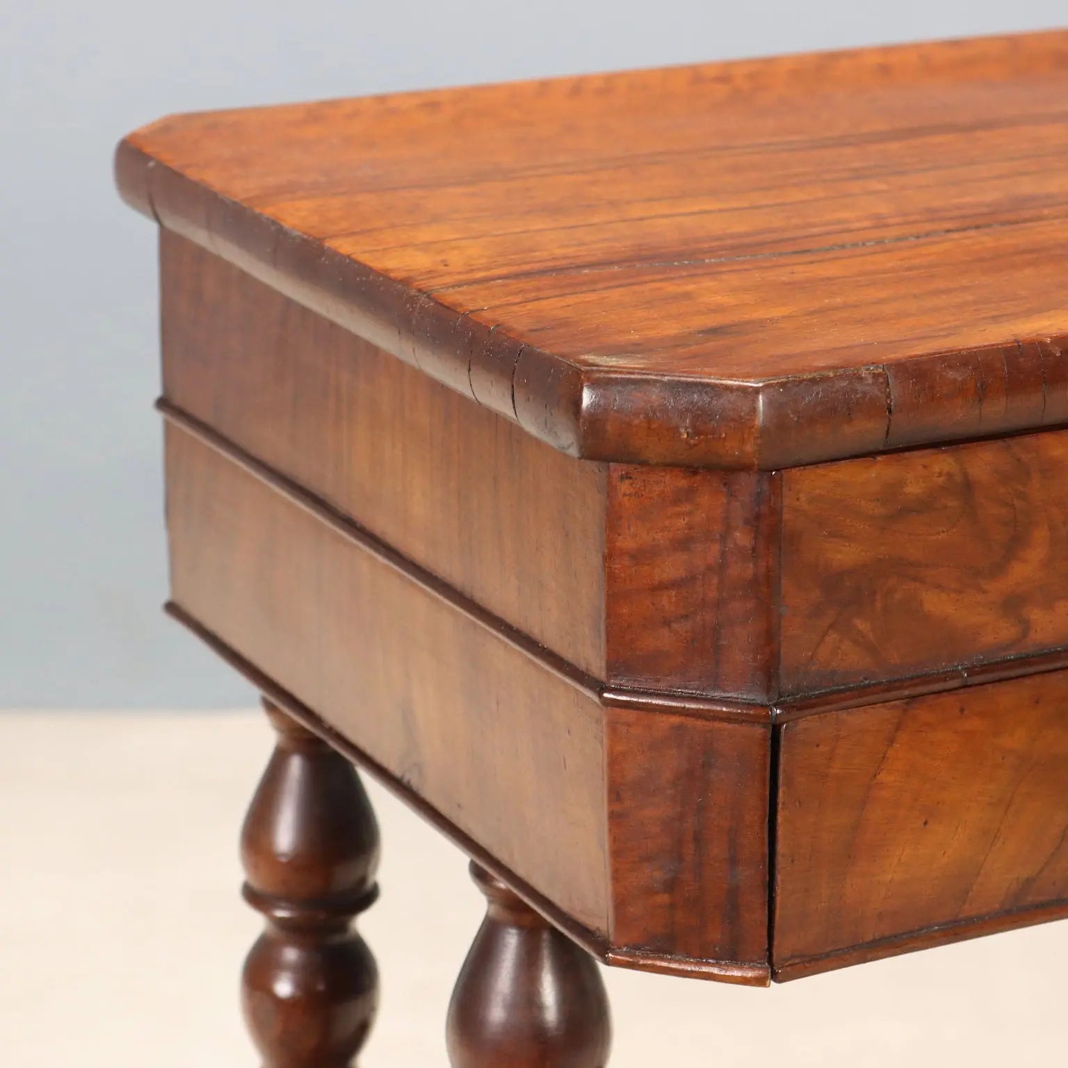 Luigi Filippo Walnut Table Mid-19th Century