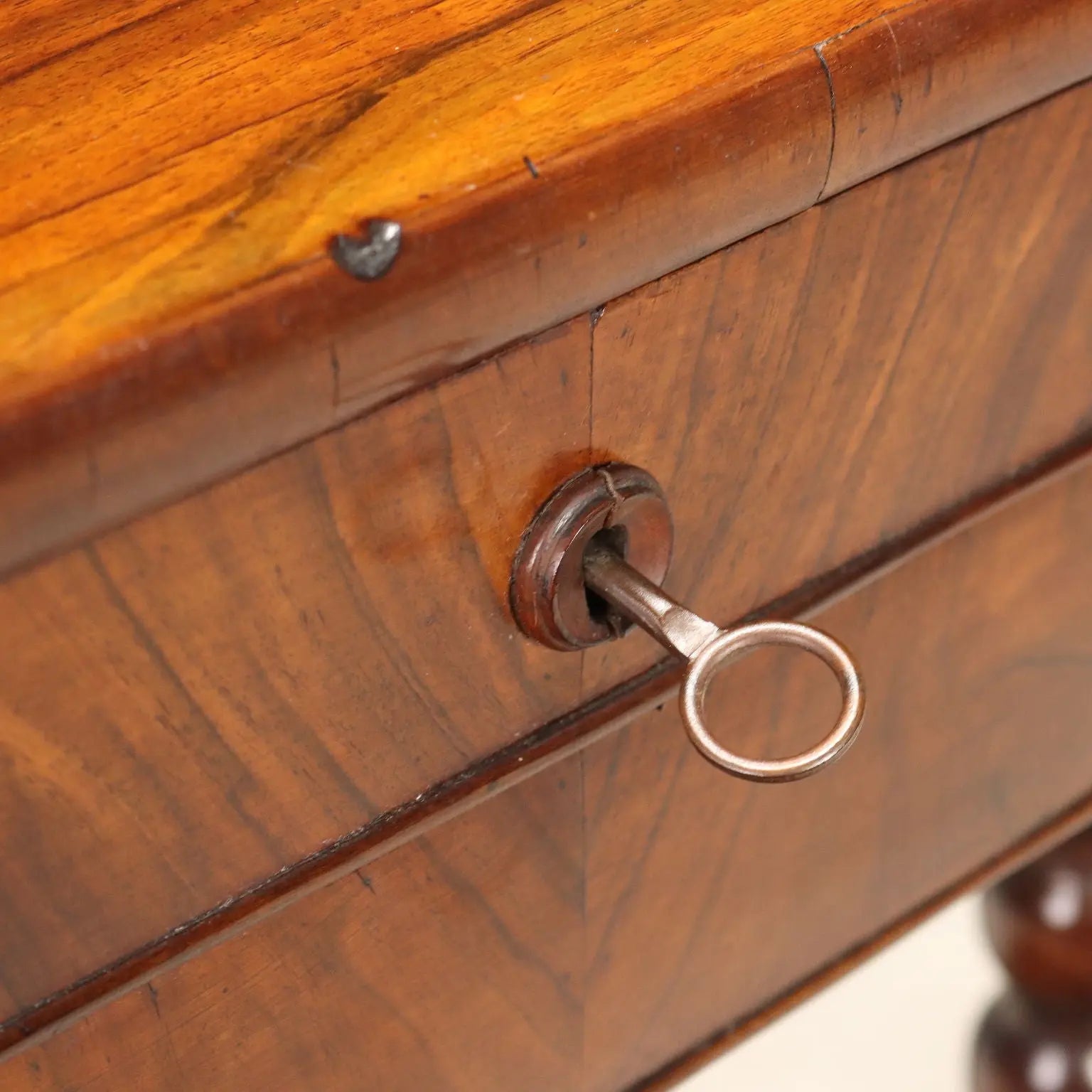 Luigi Filippo Walnut Table Mid-19th Century