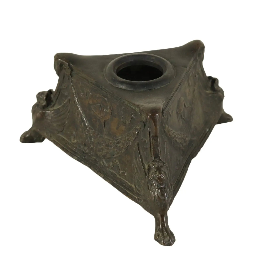 Renaissance Bronze Three-Legged Pedestal