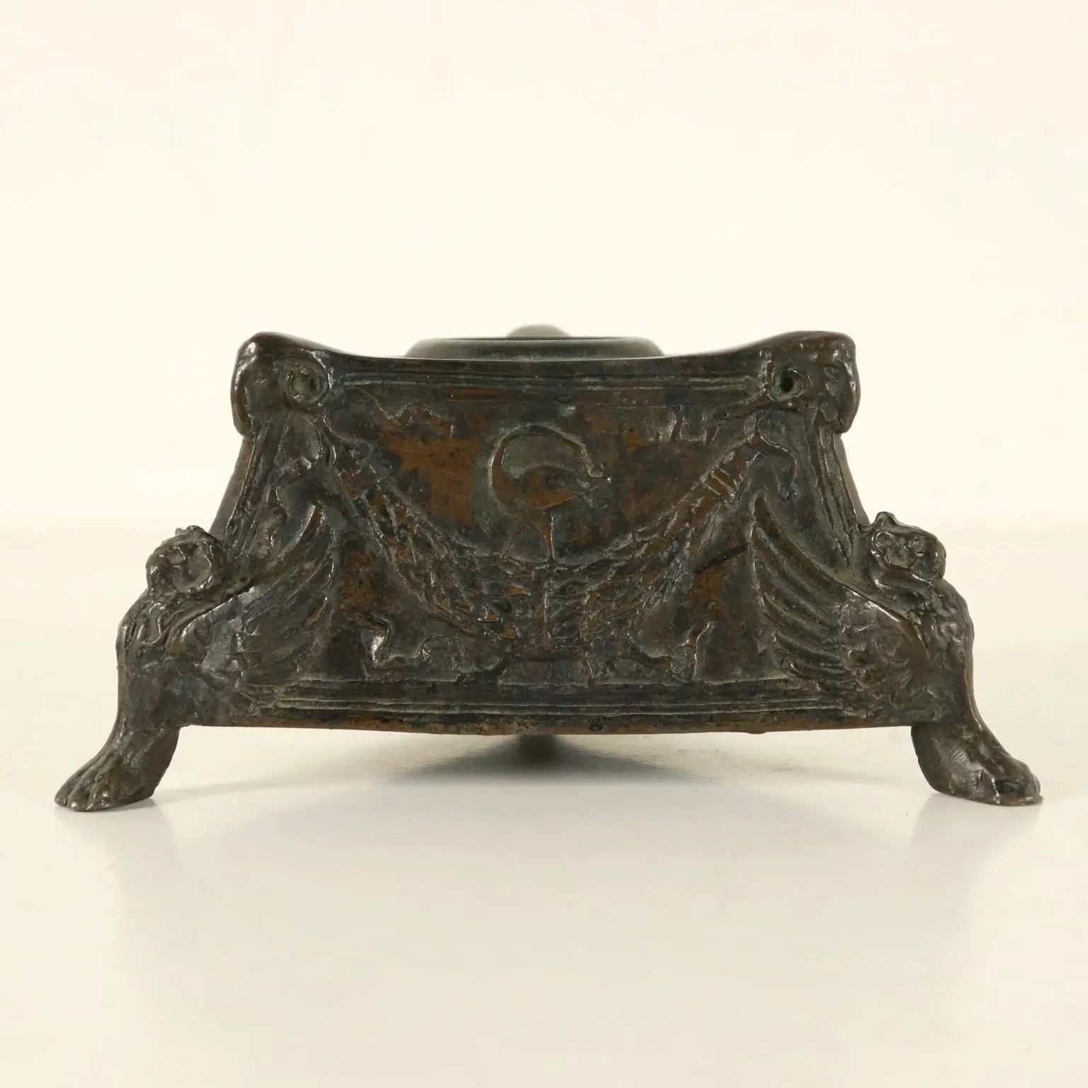 Renaissance Bronze Three-Legged Pedestal