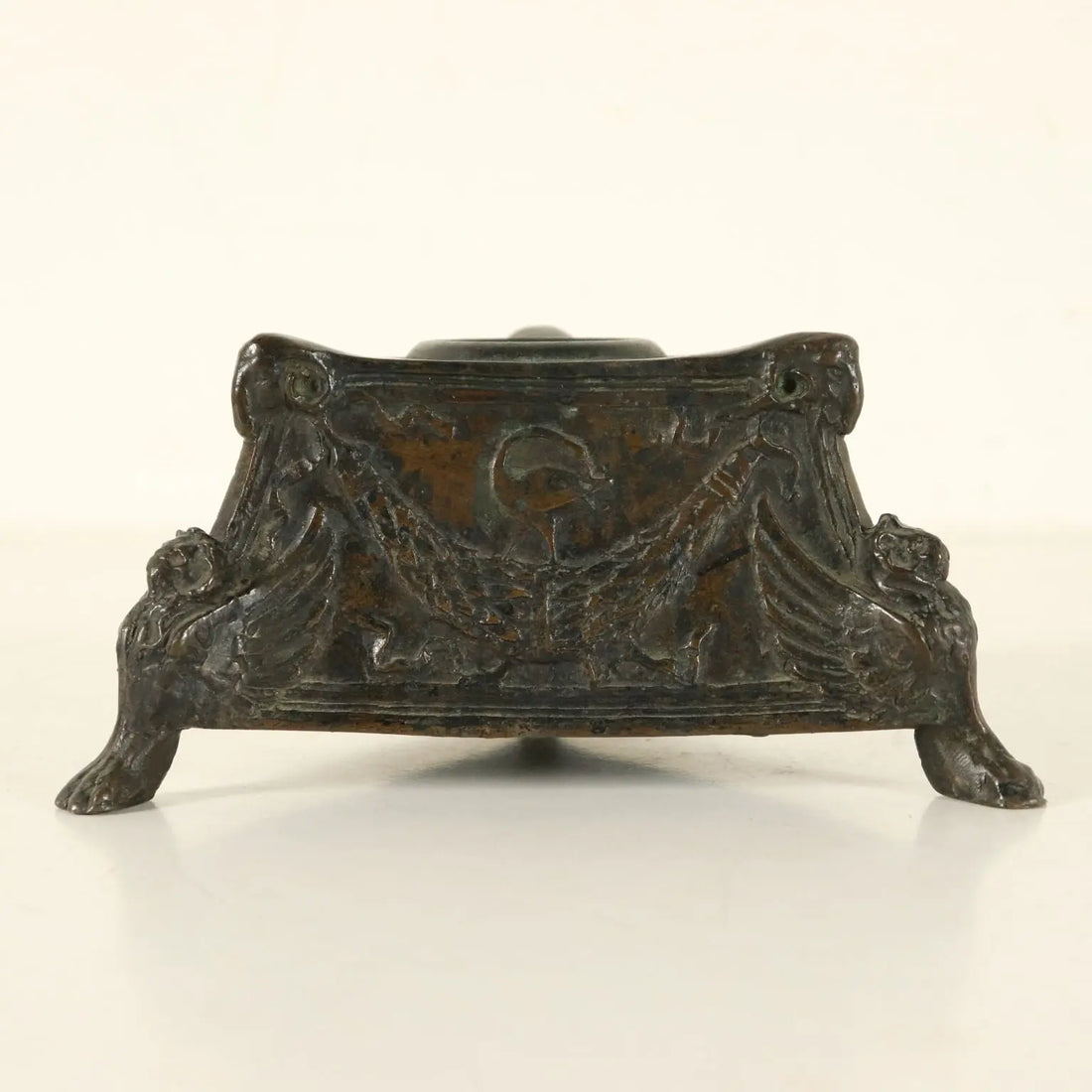 Renaissance Bronze Three-Legged Pedestal
