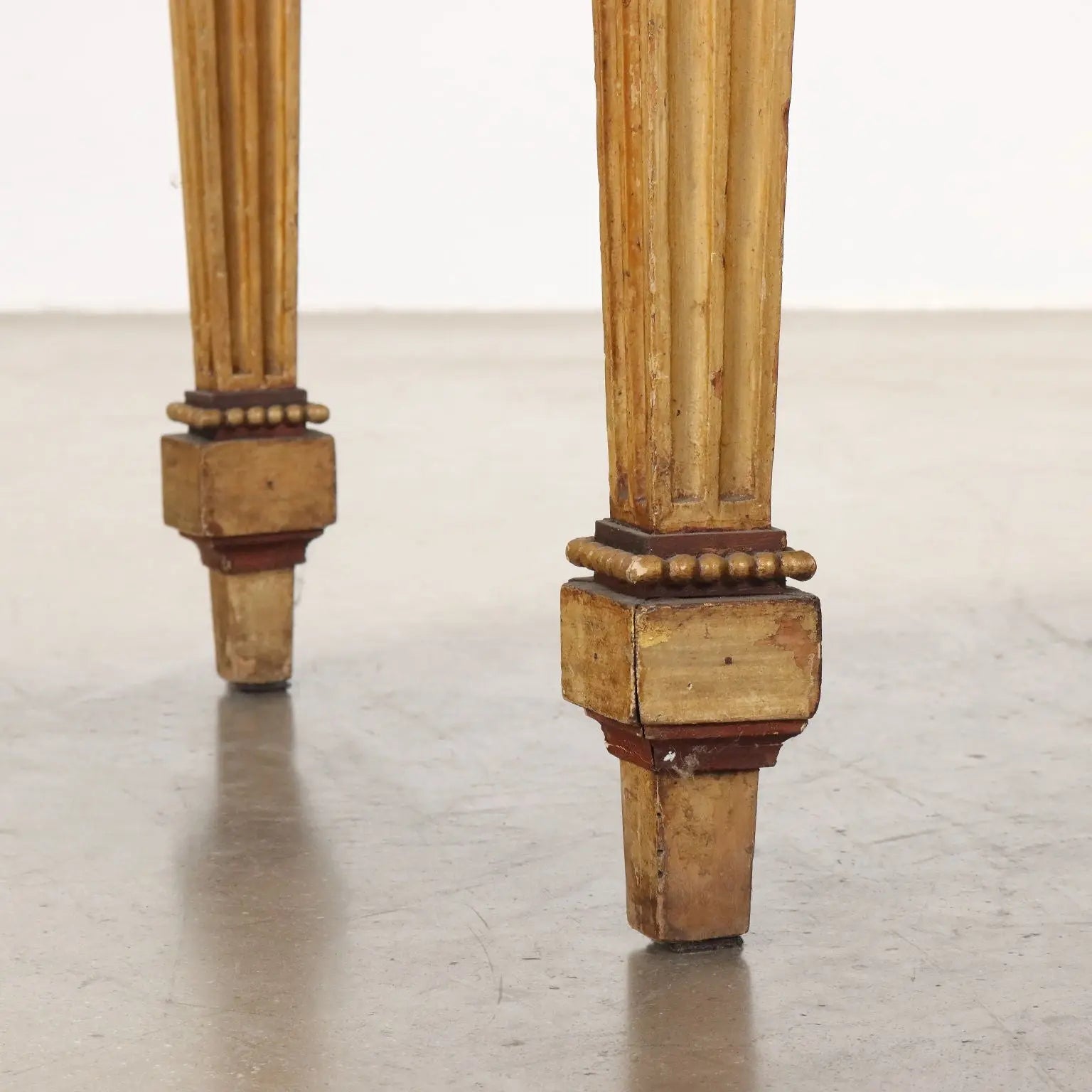 Neoclassical Lacquered Wood Parietal Table