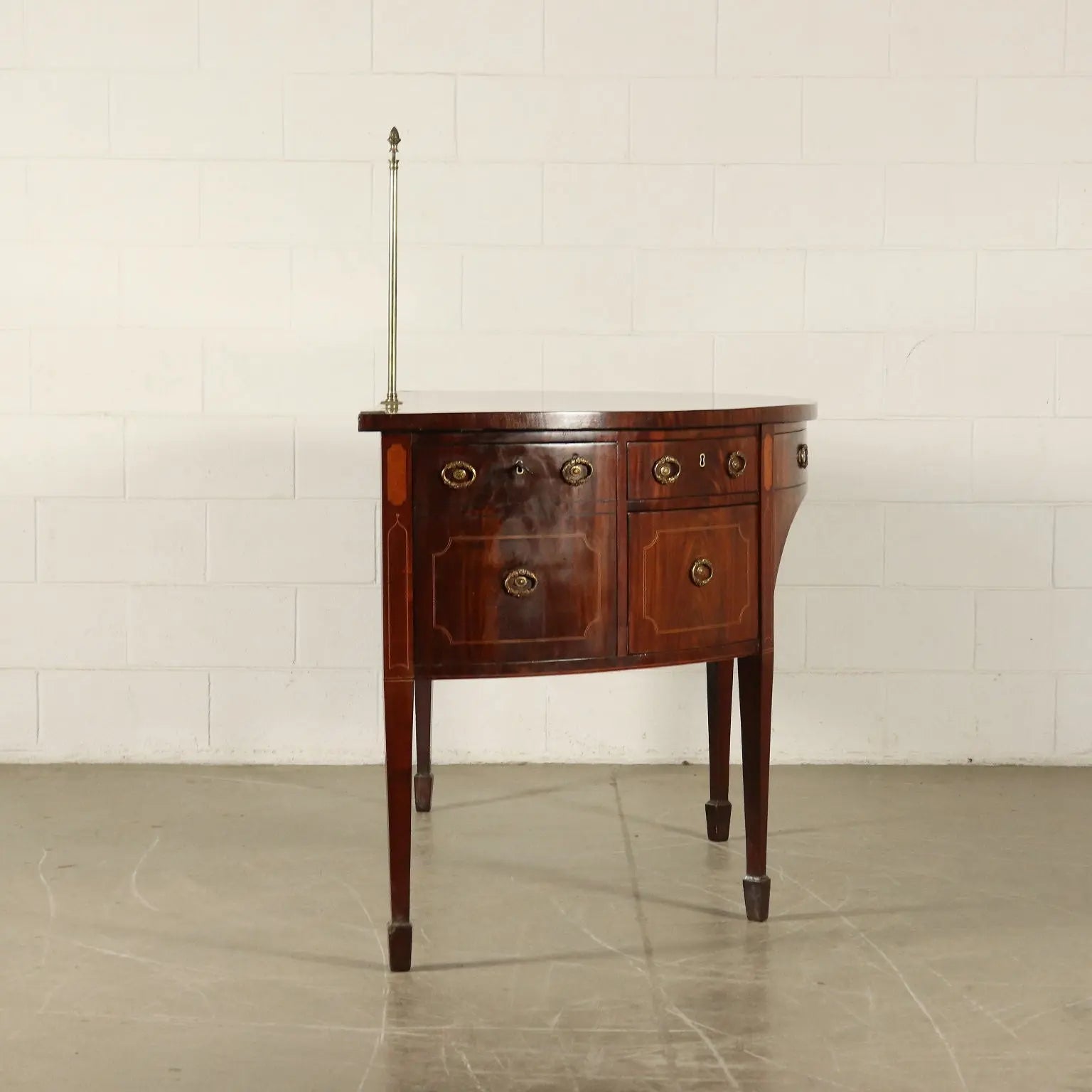 English Mahogany Sideboard with Bronze Details