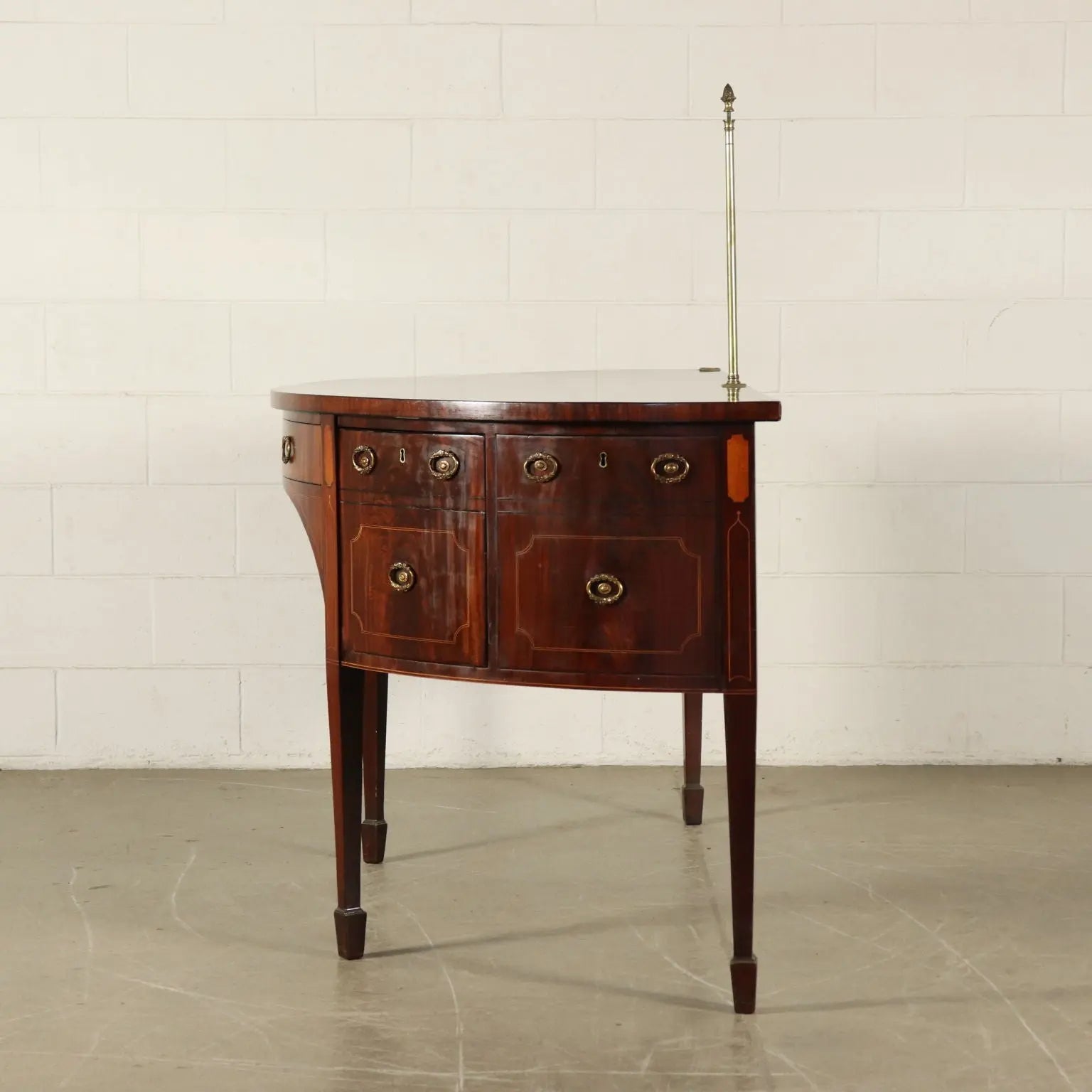 English Mahogany Sideboard with Bronze Details