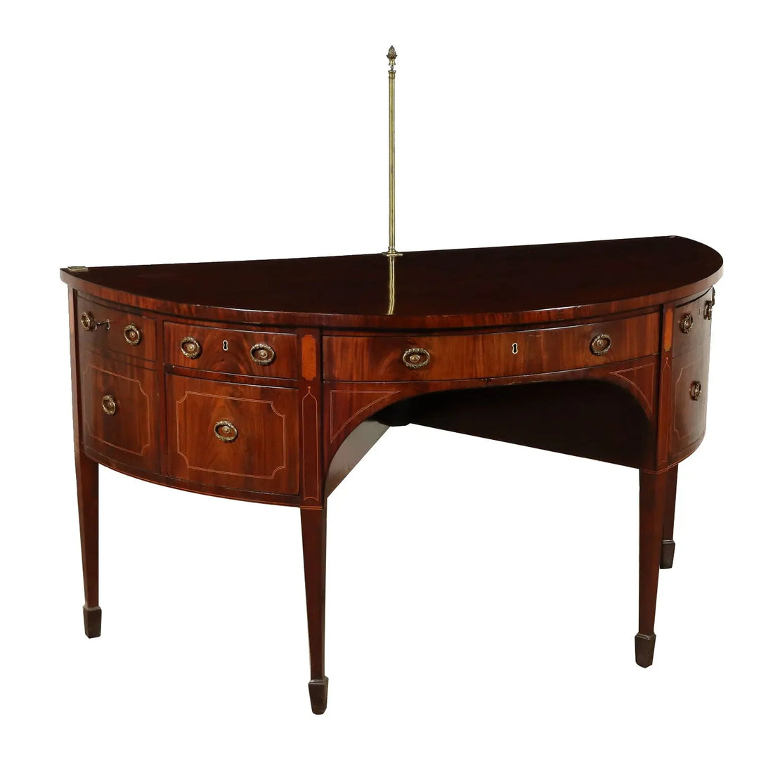 English Mahogany Sideboard with Bronze Details