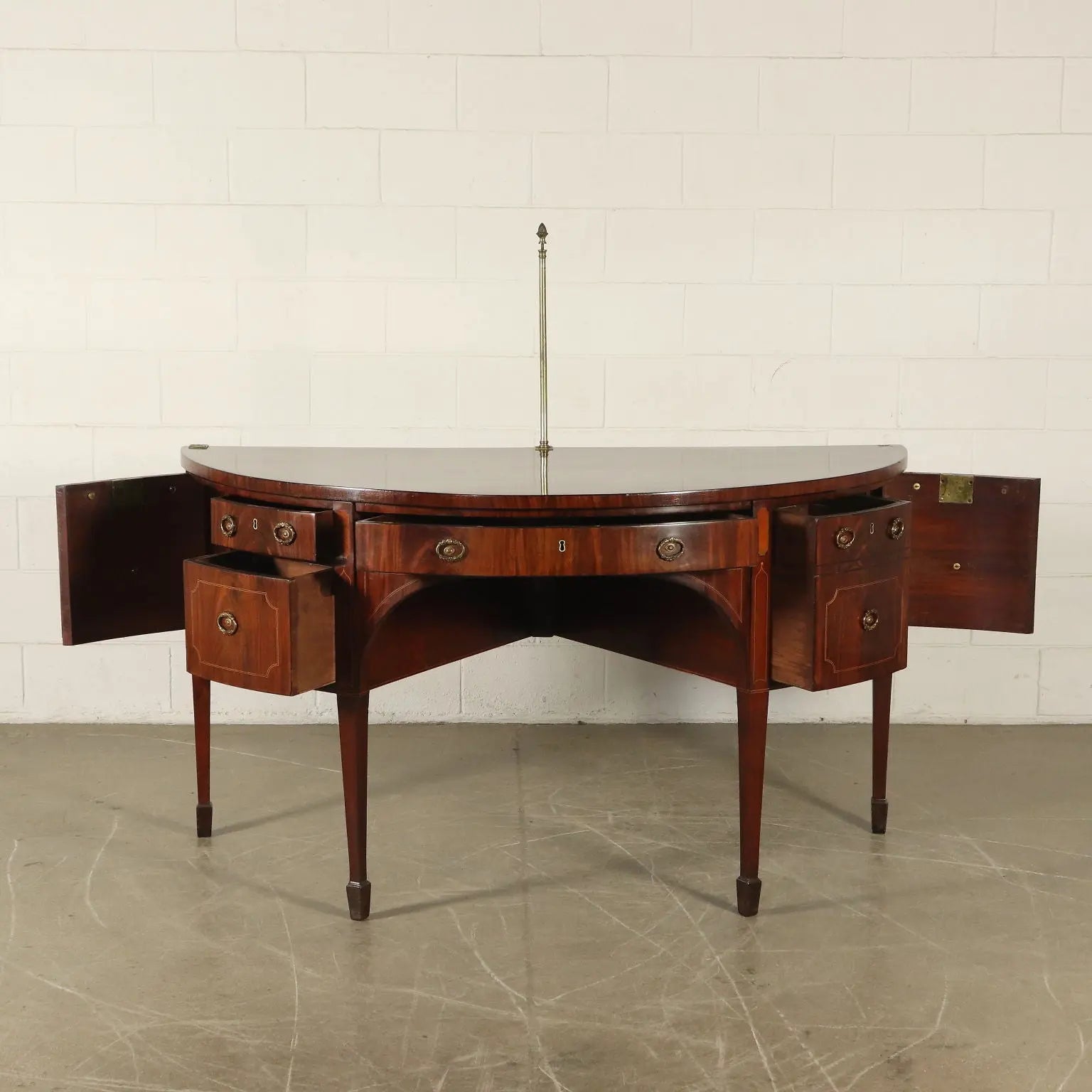English Mahogany Sideboard with Bronze Details