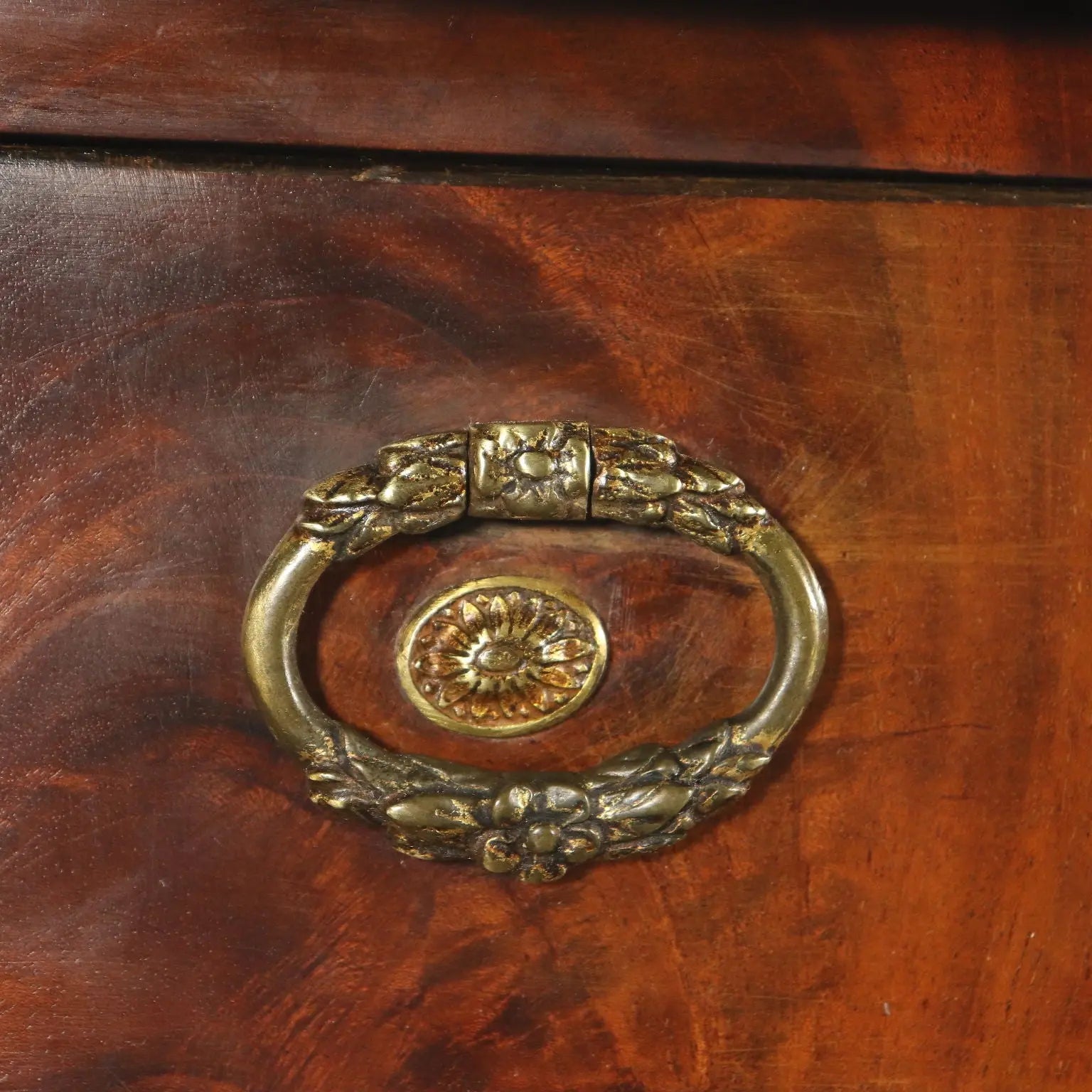English Mahogany Sideboard with Bronze Details