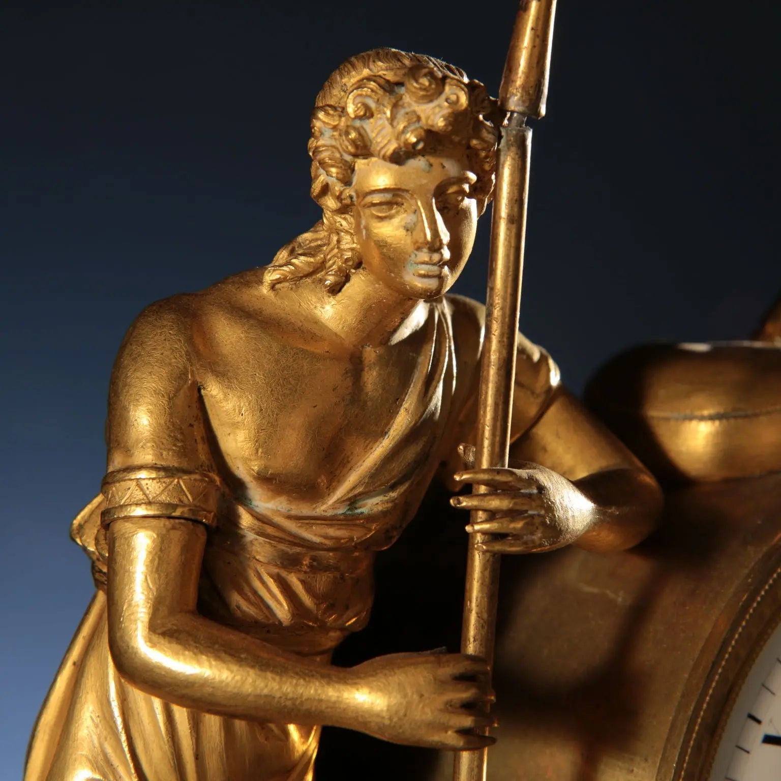 Gilt Bronze Mantel Clock - Camillo Borghese