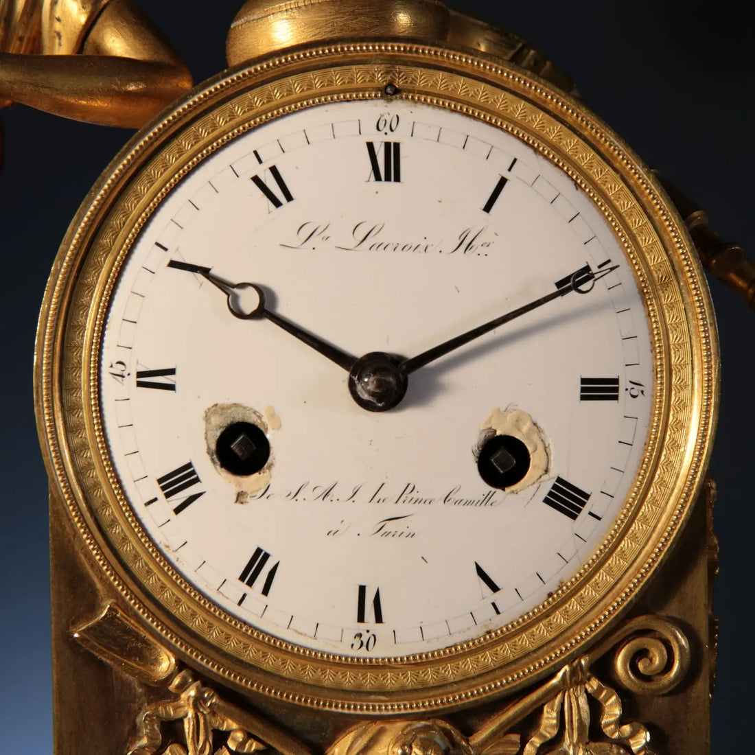Gilt Bronze Mantel Clock - Camillo Borghese