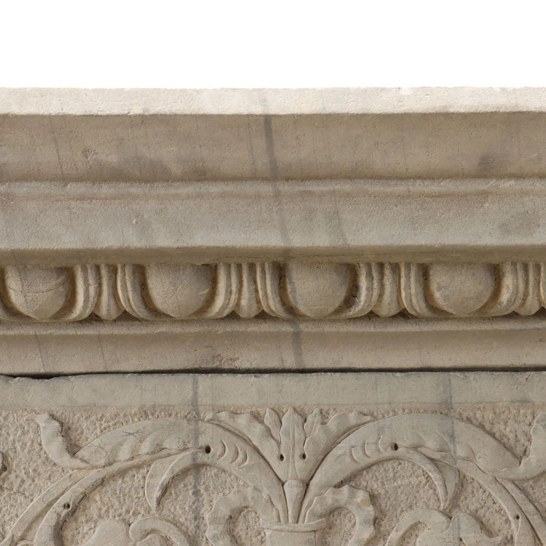 Renaissance Fireplace Architrave in Pietra Serena