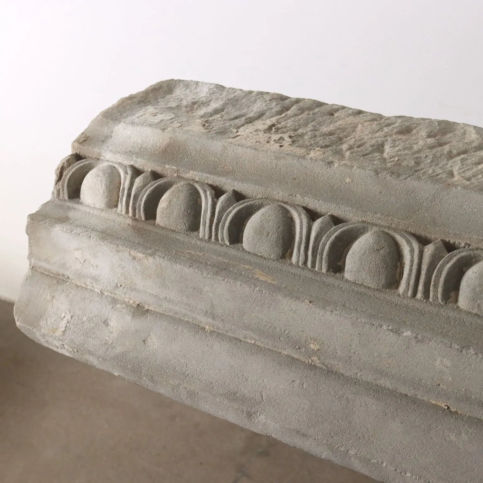 Renaissance Fireplace Architrave in Pietra Serena