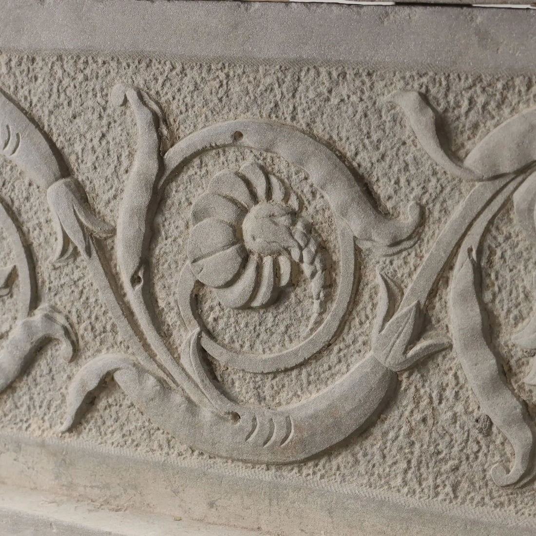 Renaissance Fireplace Architrave in Pietra Serena