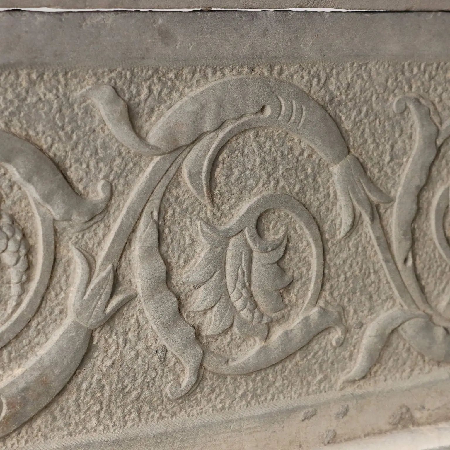 Renaissance Fireplace Architrave in Pietra Serena